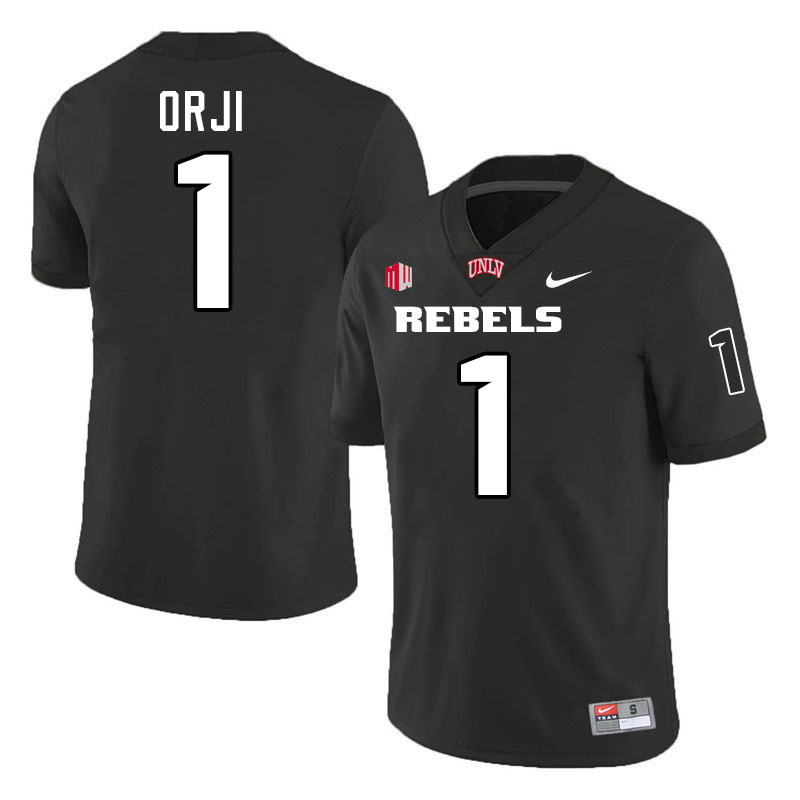 #1 Alex Orji UNLV Rebels College Football Jersey Stitched-Black